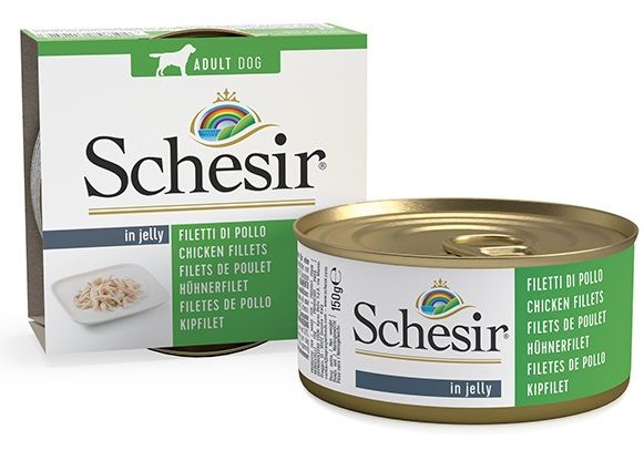 Schesir Dog Adult Chicken Fillet Wet, куряче філе