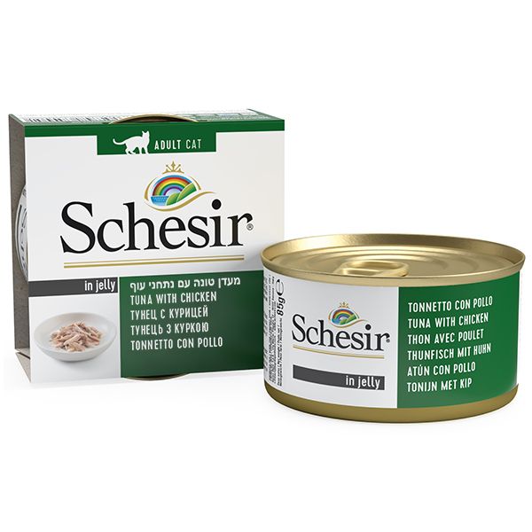 Schesir Cat Adult Tuna Chicken Wet, тунець з курячим філе
