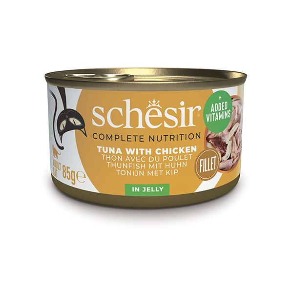 Schesir Cat Adult Tuna Chicken Wet, тунець з курячим філе