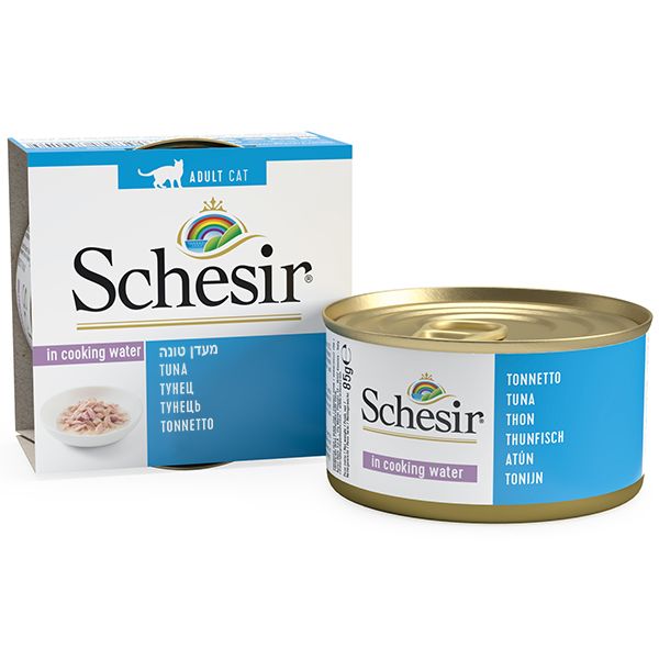 Schesir Cat Adult Tuna Natural Style Wet, тунец в бульйоні