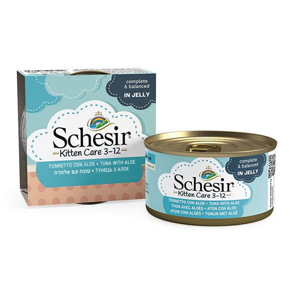 Schesir Cat Kitten Tuna Aloe Wet для кошенят, тунець з алое