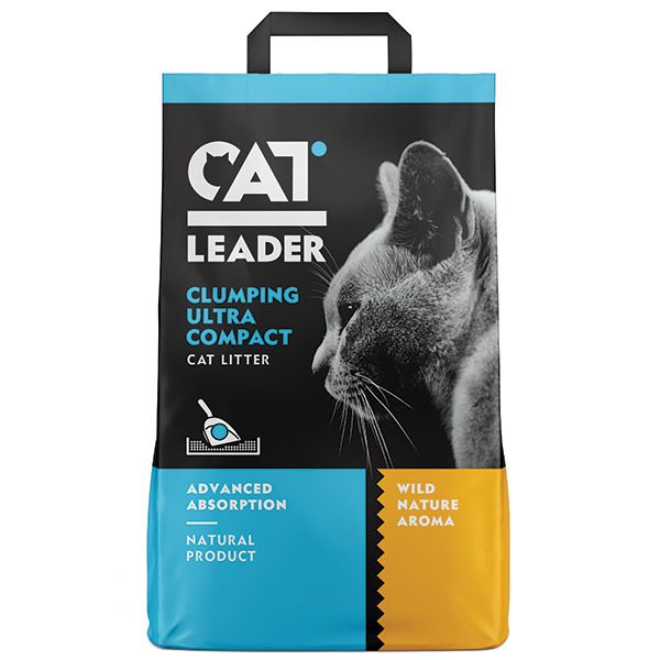 Cat Leader Clumping Wild Nature Ультра-грудкуючий наповнювач в кошачий туалет