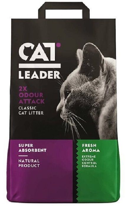 Cat Leader Classic 2xOdour Attack Fresh Супер-поглинаючий наповнювач в котячий туалет