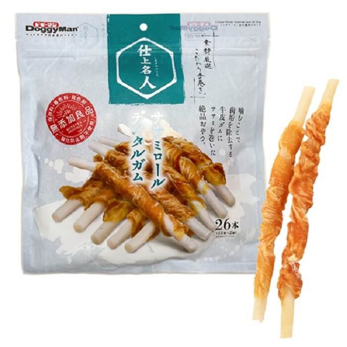 DoggyMan Chicken Fillet Dental Gum В'ялена курка, 12 см