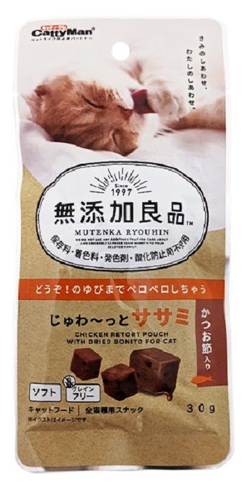 CattyMan Chicken Bonito Кубики з куркою та макреллю