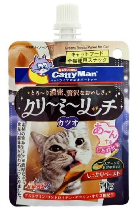 CattyMan Creamy Bonito Рідкі ласощі з макреллю