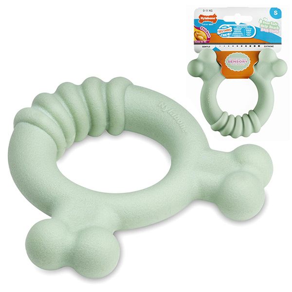 Nylabone Puppy Chew Tactile Ring Chicken Тактильне кільце для цуценят, смак курки