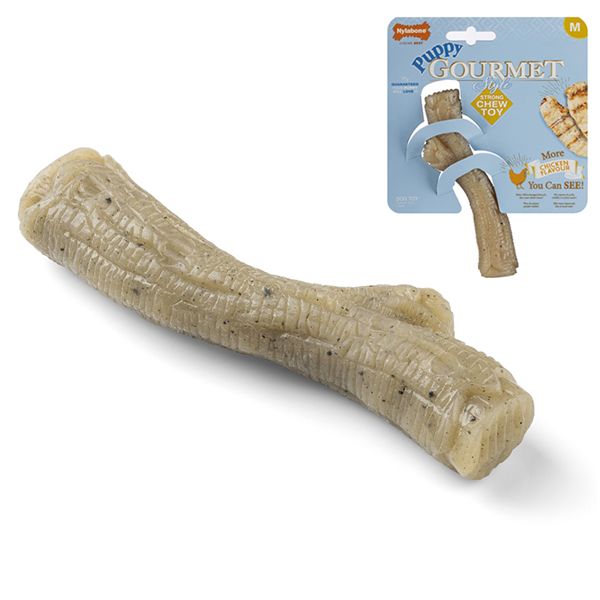 Nylabone Gourmet Puppy Stick Chicken Гілка жувальна для цуценят, смак курки