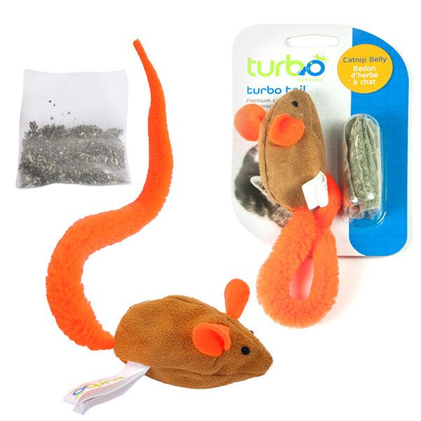 Coastal Turbo Tail Mouse Catnip інтерактивна миша з котячю м`ятою