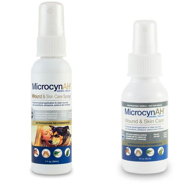 Microcyn Wound & Skin Care Spray спрей для обробки ран і догляду за шкірою всіх видів тварин