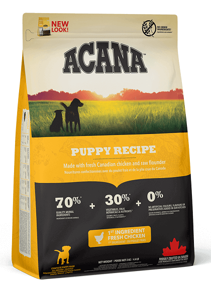 Acana Dog Puppy Recipe, з куркою та індичкою
