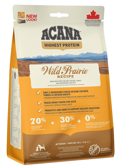 Acana Wild Prairie Dog Recipe, з куркою та індичкою
