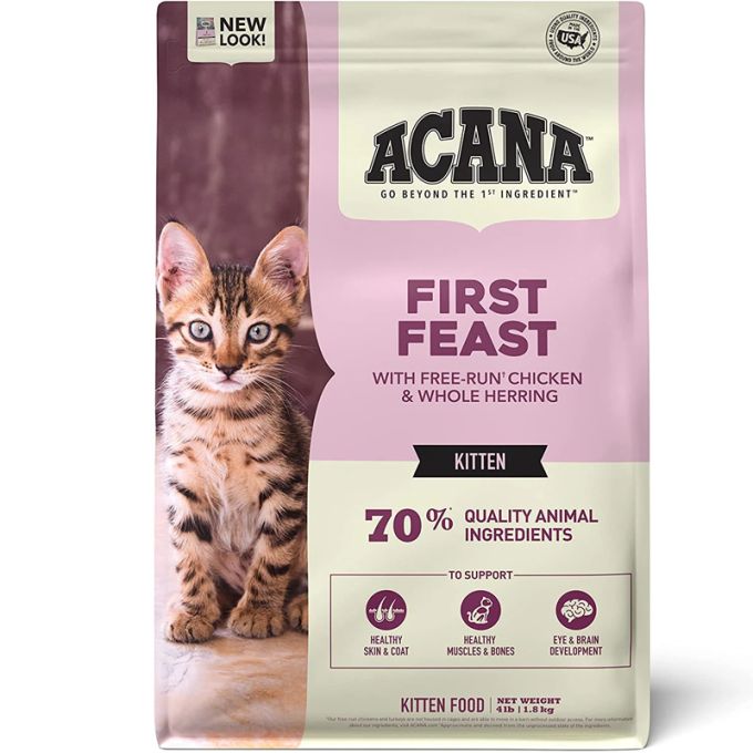 Acana Cat First Feast Kitten, з куркою та оселедцем