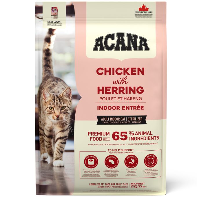 Acana Cat Indoor Entree, з куркою та оселедцем