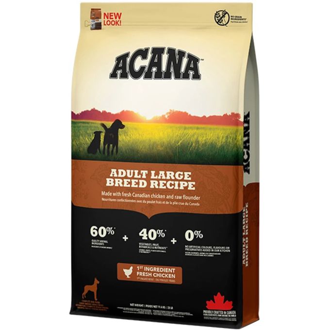 Acana Dog Adult Large Breed Recipe, з куркою та індичкою