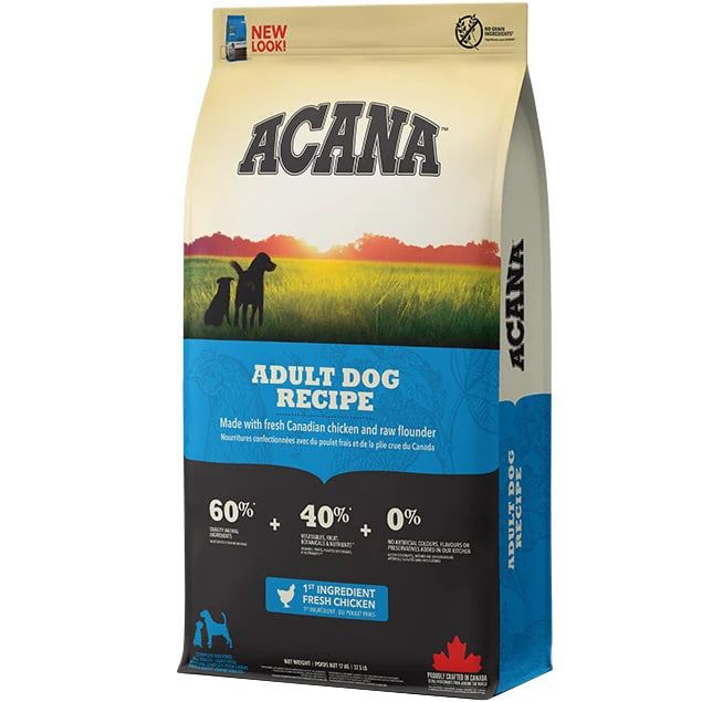 Acana Dog Adult Recipe, з куркою та індичкою