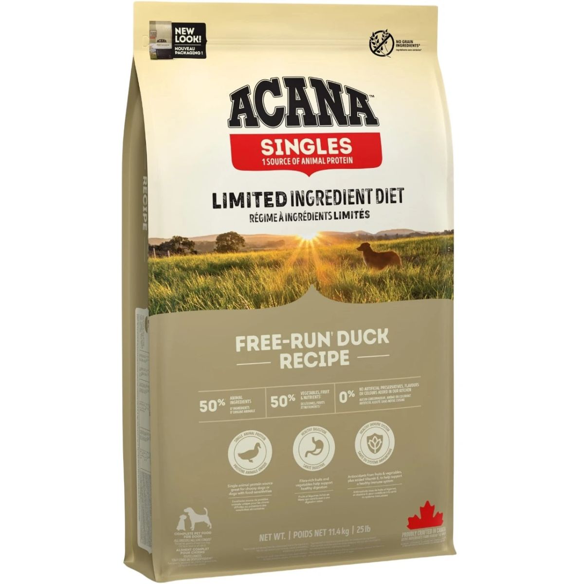 Acana Dog Free-Run Duck, з качкою
