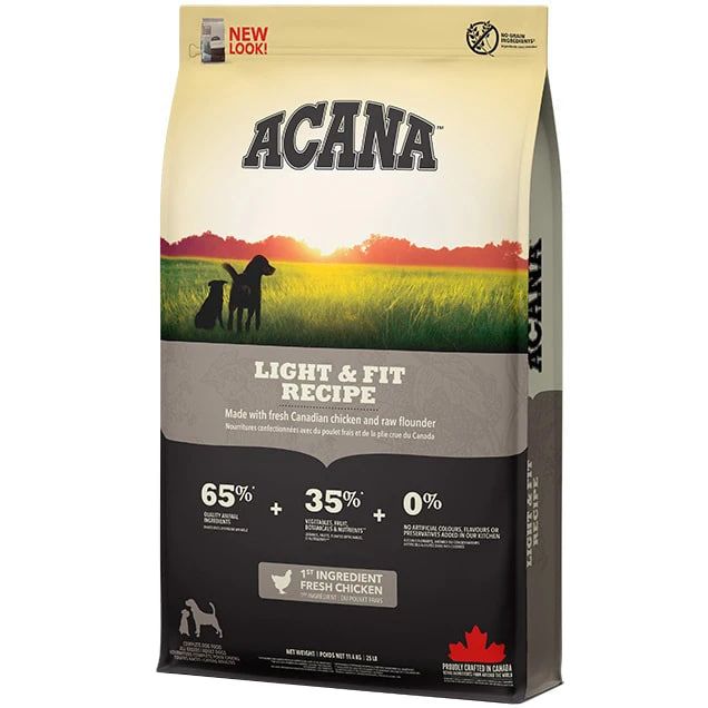 Acana Dog Light Fit Recipe, з куркою та індичкою