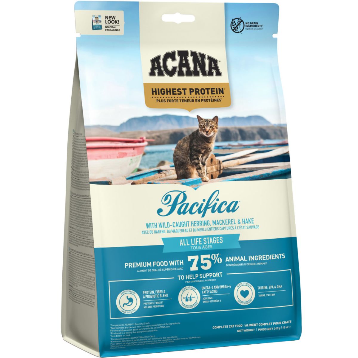 Acana Pacifica Cat, з оселедцем, макреллю та хеком
