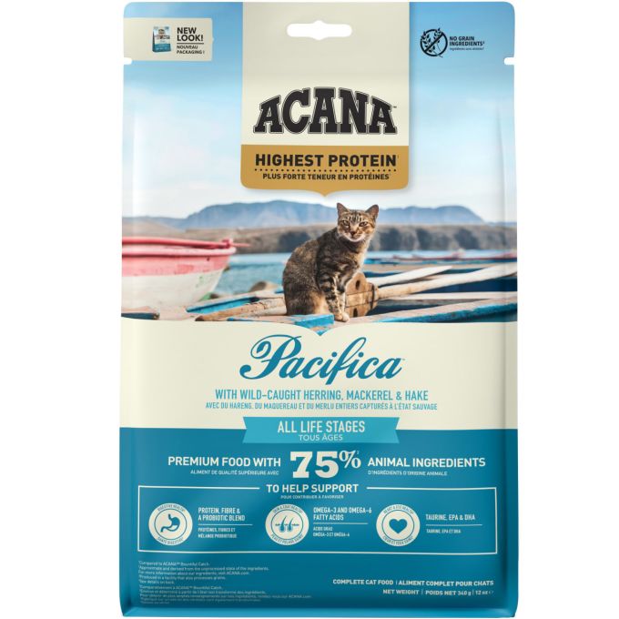 Acana Pacifica Cat, з оселедцем, макреллю та хеком