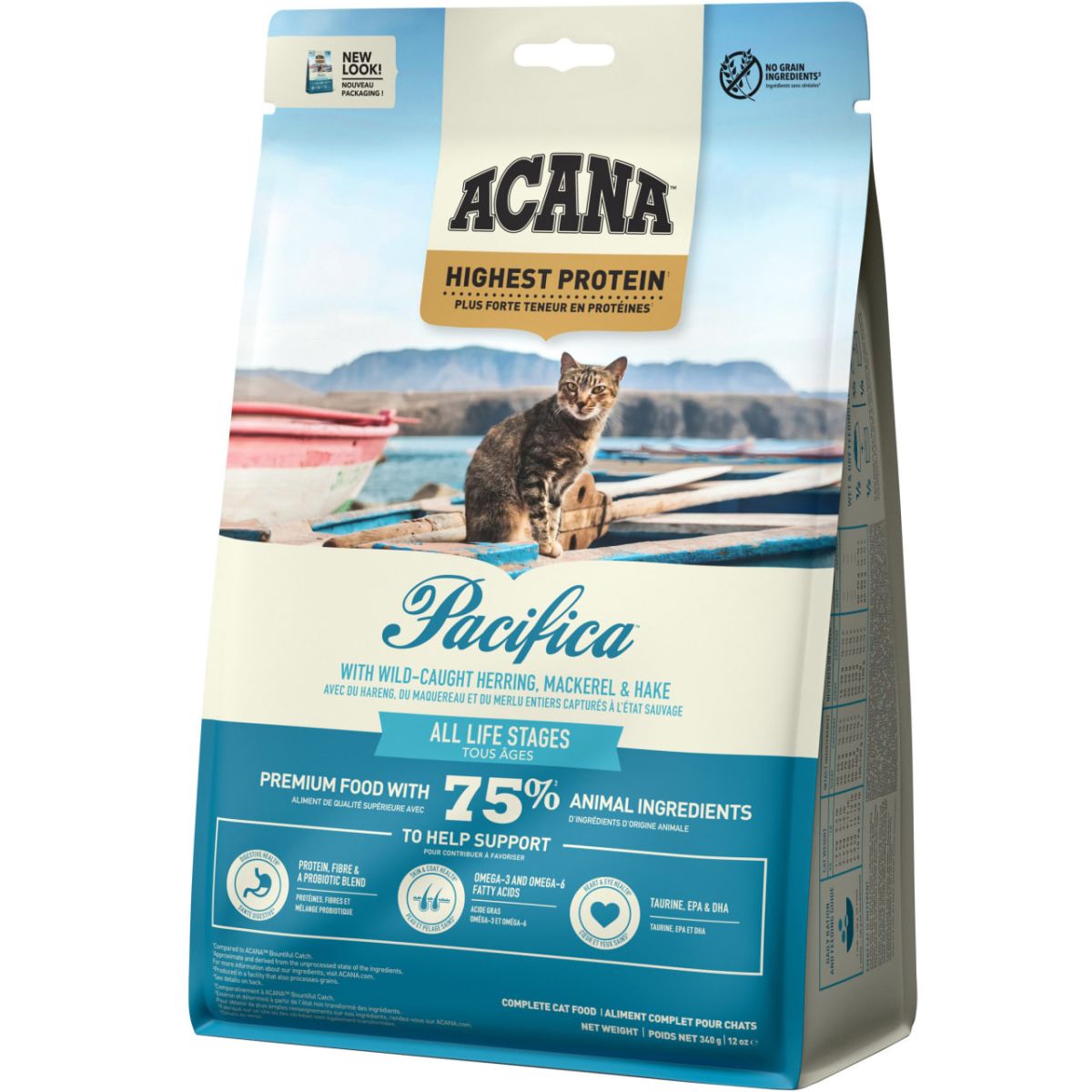 Acana Pacifica Cat, з оселедцем, макреллю та хеком