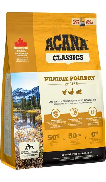 Acana Dog Prairie Poultry Recipe, з куркою та індичкою