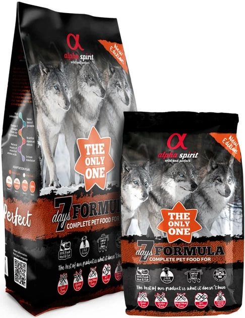 Alpha Spirit The Only One 7 Days Formula, зі свининою, куркою та рибою