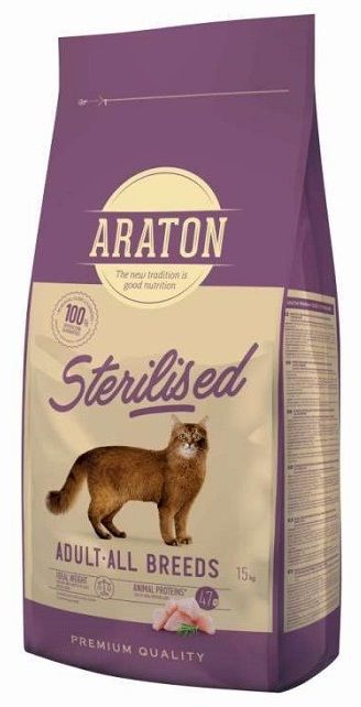 Araton Cat Adult Sterilised All Breeds, з куркою