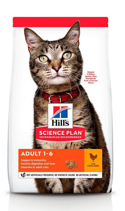 Hills Cat Science Plan Adult Chicken, з куркою