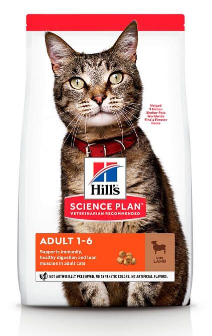 Hill's Cat Science Plan Adult Lamb, з ягням