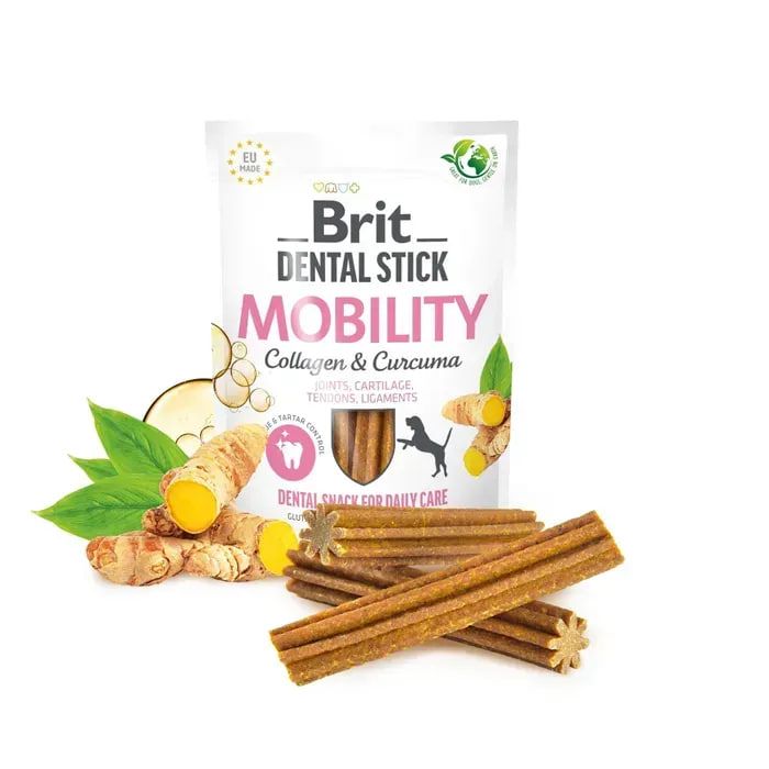 Brit Dental Stick Mobility з колагеном і куркумою для мобільності суглобів