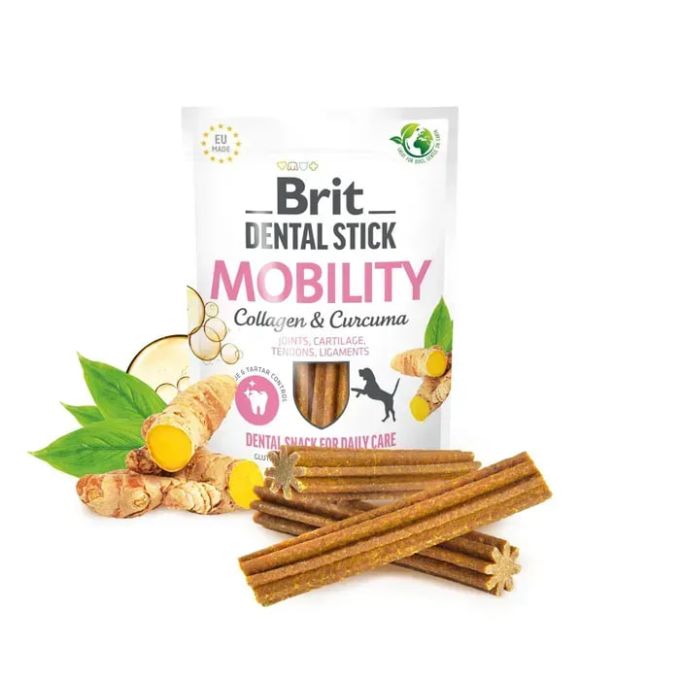 Brit Dental Stick Mobility з колагеном і куркумою для мобільності суглобів