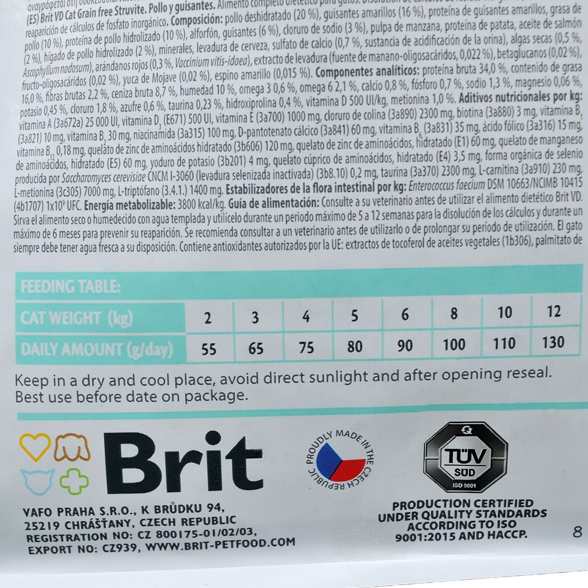 Brit GF Veterinary Diets Cat Struvite