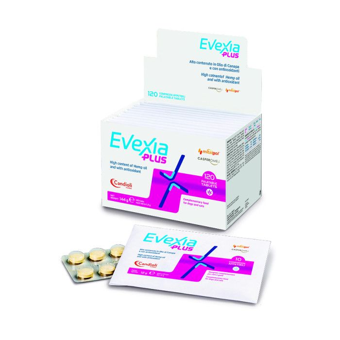 Candioli Evexia Plus Добавка обезболивающая для собак и кошек (таблетки)