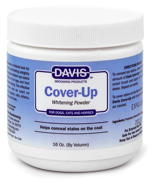 Davis Cover-Up Whitening Powder Маскуюча відбілююча пудра для собак, котів