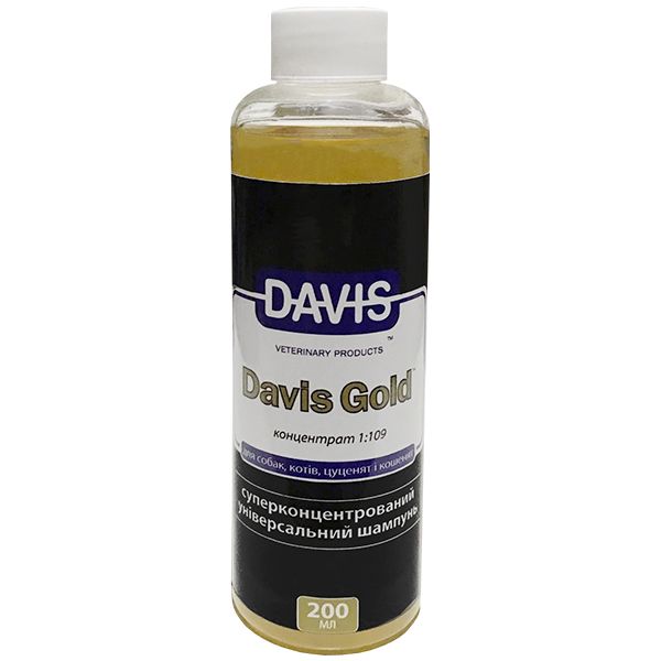 Davis Gold Shampoo суперконцентрований шампунь для собак і котів