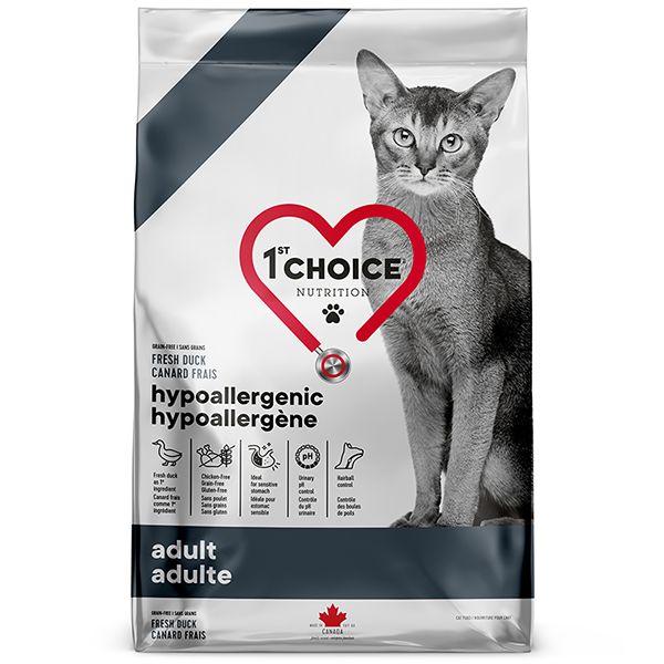 1st Choice Cat Adult Hypoallergenic з качкою
