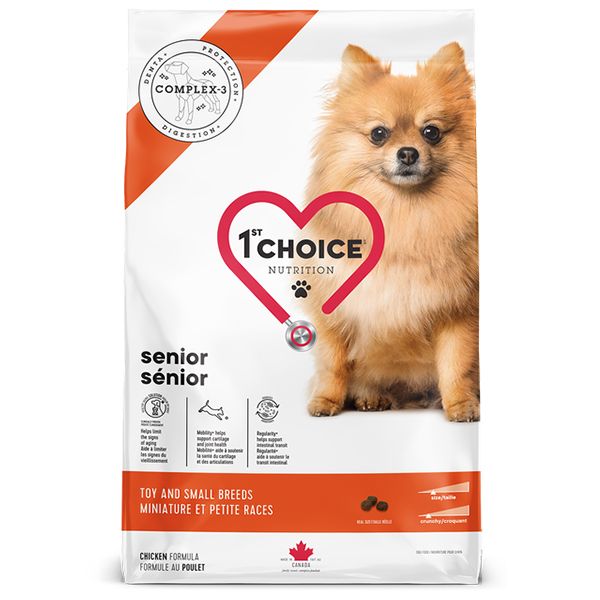 1st Choice Dog Senior Toy Small Breeds, з куркою