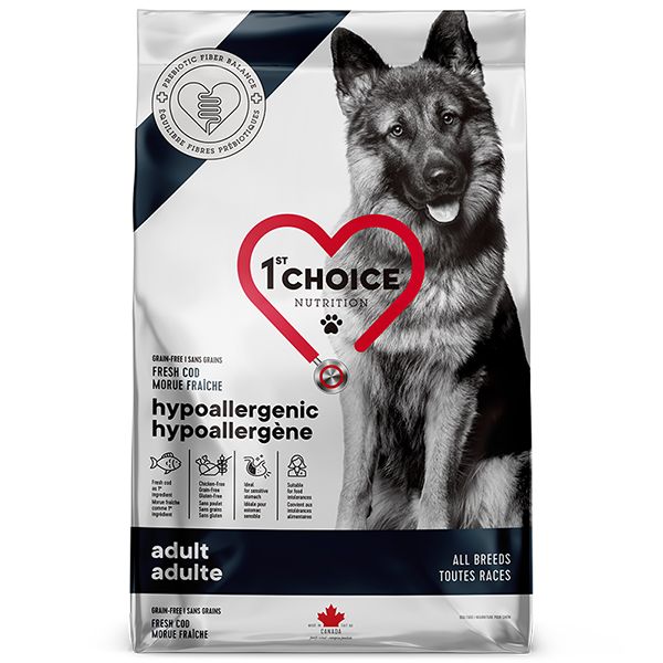 1st Choice Adult Hypoallergenic Cod, з тріскою