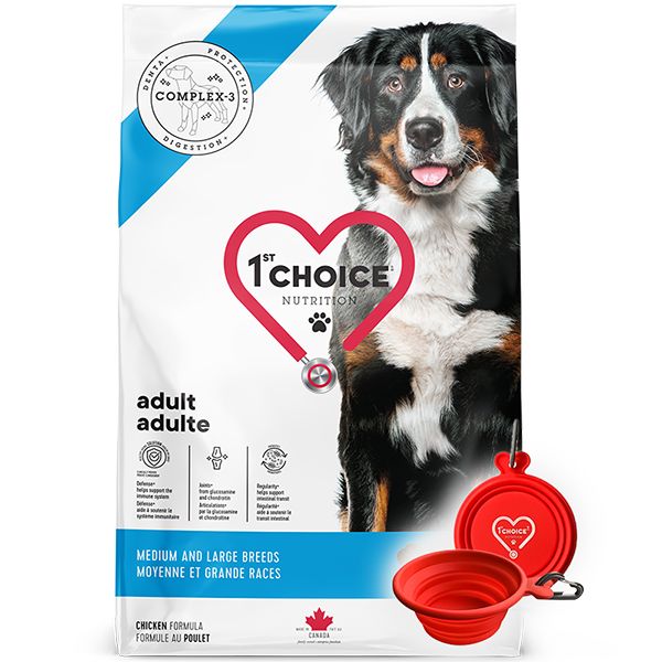 1st Choice Dog Adult Medium Large Chicken, з куркою