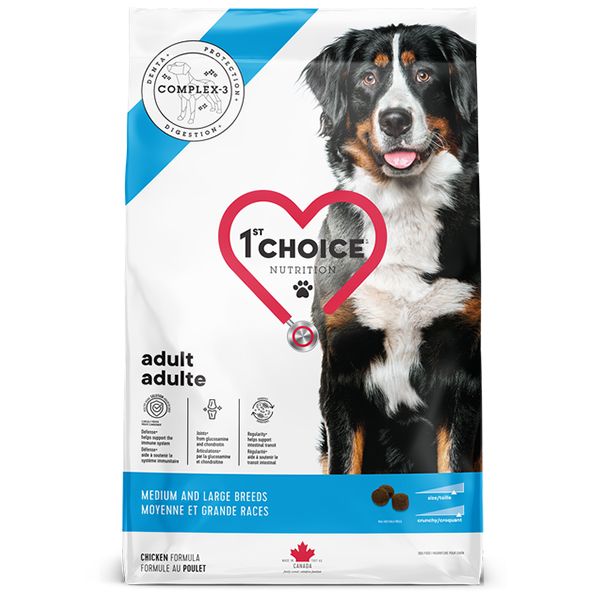 1st Choice Dog Adult Medium Large Chicken, з куркою