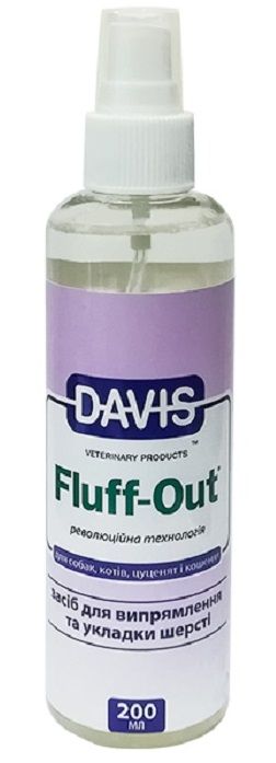 Davis Fluff Out Засіб для укладання шерсті для собак і котів, спрей