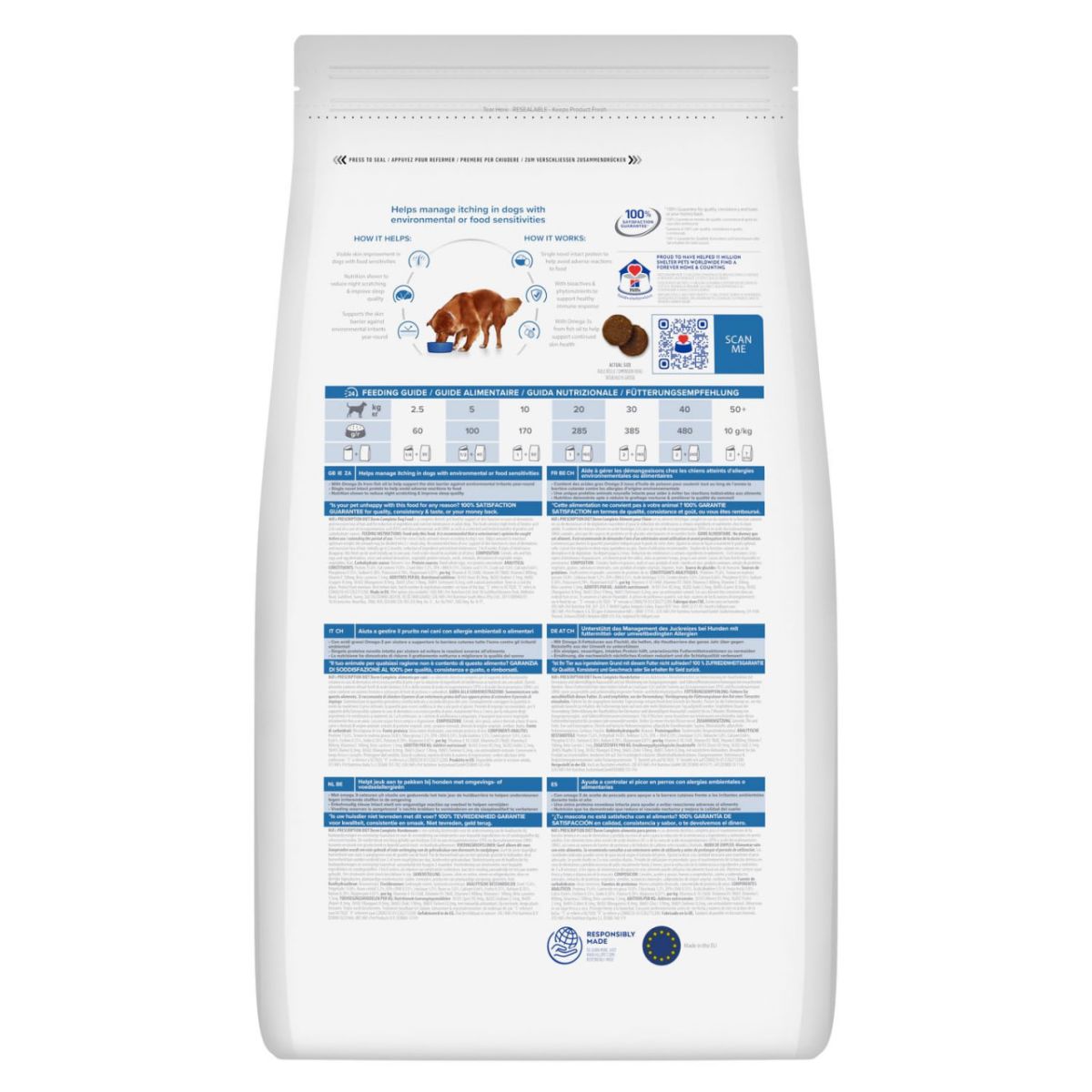 Hill's Prescription Diet Derm Complete Dog