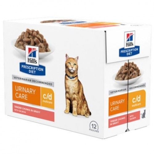 Hill’s Prescription Diet Feline c/d Multicare Stress Urinary Care, в соусі з лососем