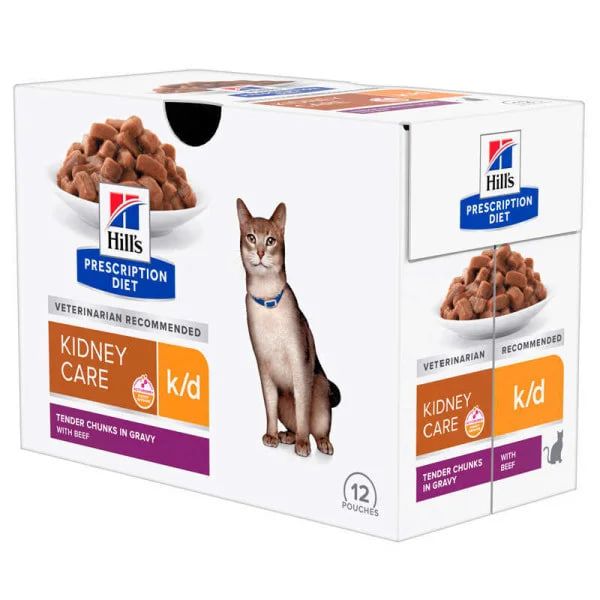 Hill’s Prescription Diet Feline k/d Kidney Care, з яловичиною
