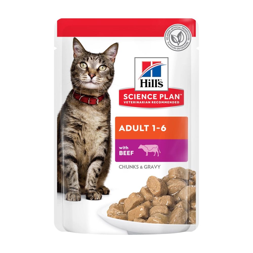 Hill's Science Plan Adult Cat Wet, з яловичиною