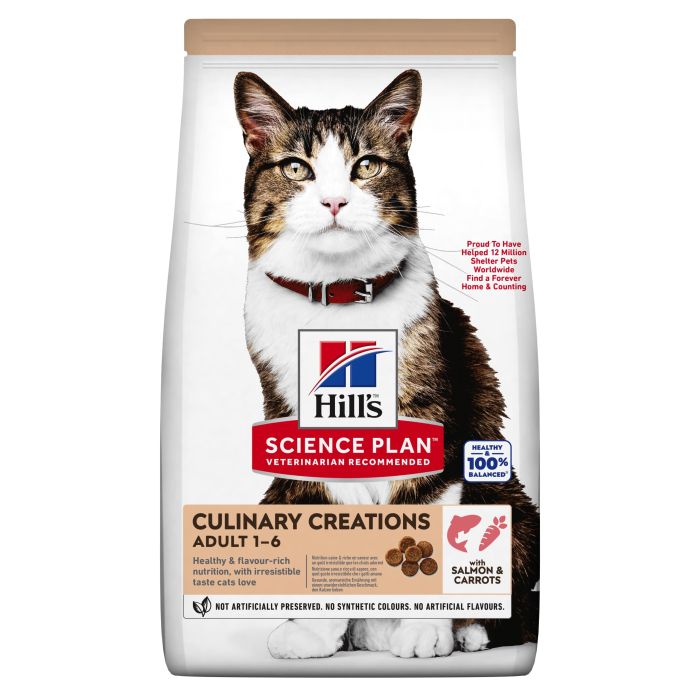 Hill's Science Plan Feline Adult Culinary Creations, з лососем та морквою
