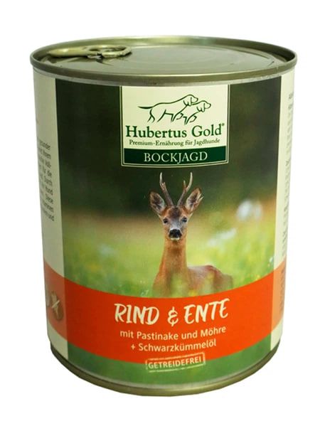 Hubertus Gold Rind & Ente Яловичина та качка з пастернаком, морквою та олією чорного кмину
