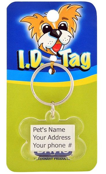 Davis Bone ID Tag Брелок адресник на нашийник для собак