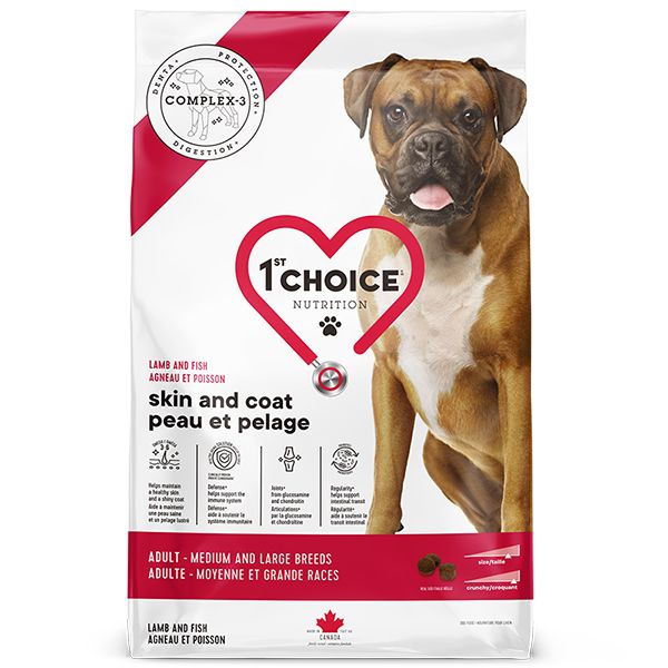 1st Choice Dog Adult Sensitive Lamb & Fish, з ягням та рибою